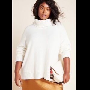 ANTHROPOLOGIE BLAIR TURTLENECK SWEATER 1X